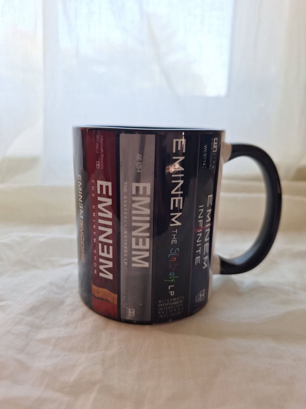 Eminem Cassette Coffee Mug - Black Brand New!
